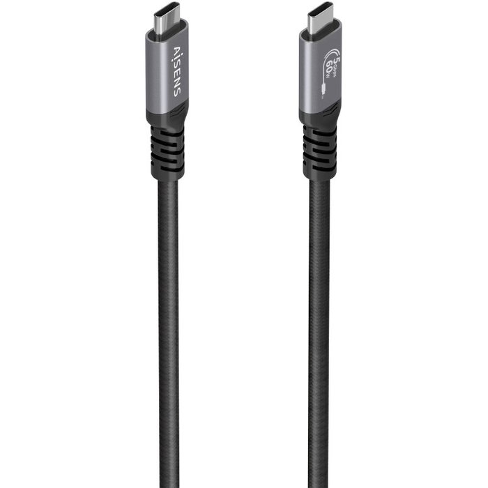 Aisens Cable USB 3.2 Gen 1 USB-C a USB-C de 10m, 60W, 5Gbps, Negro Aisens Cable USB 3.2 Gen 1 USB-C a USB-C de 10m, 60W, 5Gbps, Negro